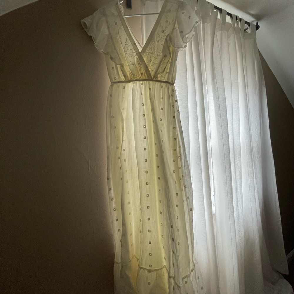 Lovestitch cream maxi dress